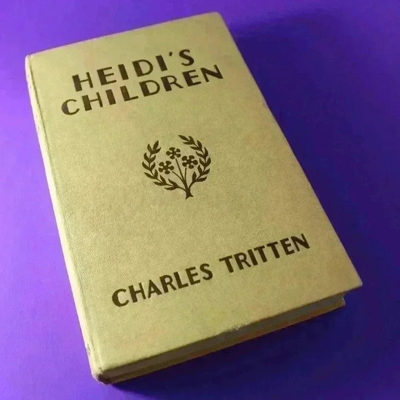 Other - 🔴💜💥✨️RARE VINTAGE HARDCOVER HEIDI'S CHILDREN BOOK 1959 BY CHARLES TRITTEN 